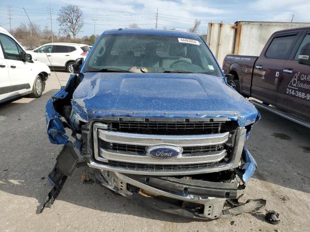 1FTMF1CM9EKD17095 - 2014 FORD F150 BLUE photo 5