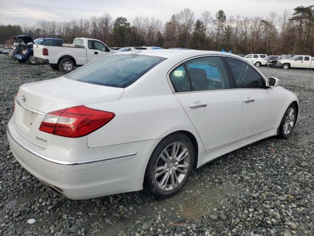 KMHGC4DD9DU248445 - 2013 HYUNDAI GENESIS 3.8L WHITE photo 3