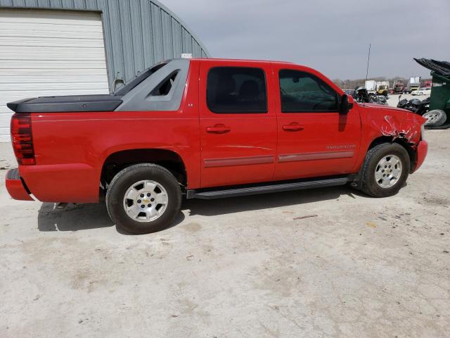 3GNVKFE04AG149625 - 2010 CHEVROLET AVALANCHE LT RED photo 3