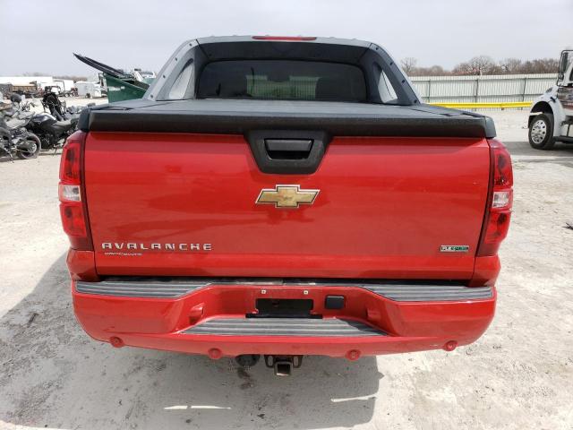 3GNVKFE04AG149625 - 2010 CHEVROLET AVALANCHE LT RED photo 6