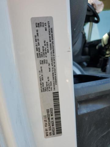 3C6LRVCG4ME531022 - 2021 RAM PROMASTER 2500 HIGH WHITE photo 12