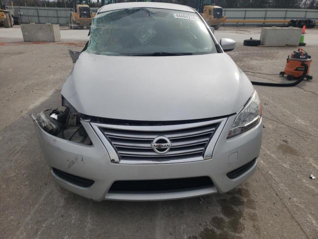 3N1AB7AP7DL761168 - 2013 NISSAN SENTRA S SILVER photo 5