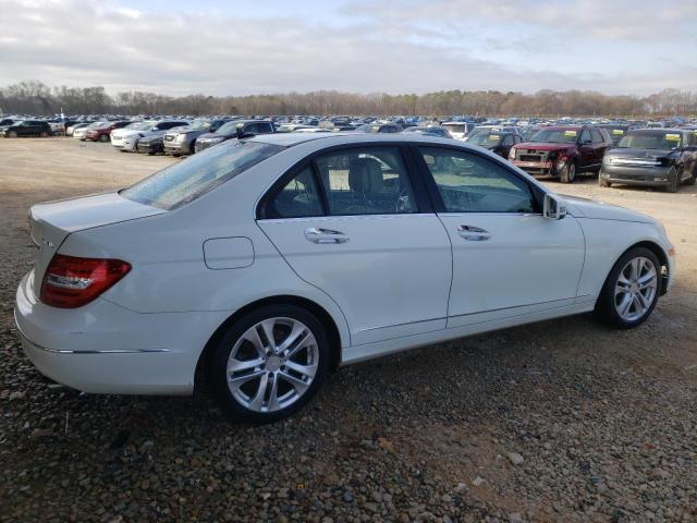 WDDGF8BB2CA625336 - 2012 MERCEDES-BENZ C 300 4MATIC WHITE photo 3