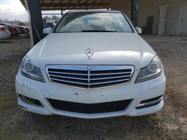 WDDGF8BB2CA625336 - 2012 MERCEDES-BENZ C 300 4MATIC WHITE photo 5