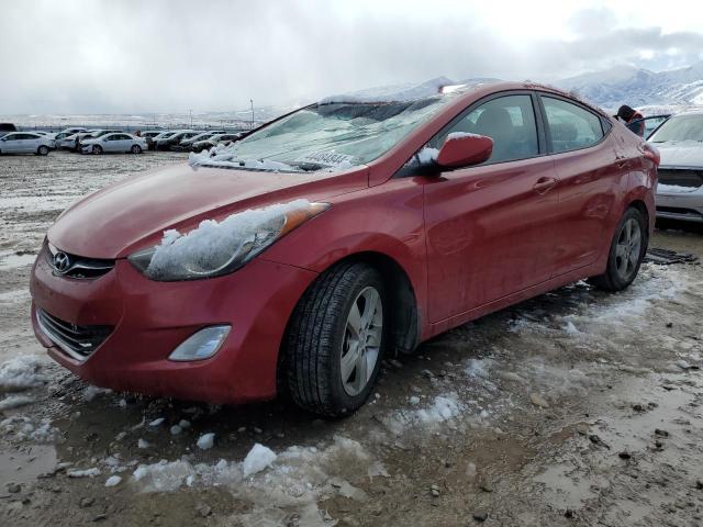 KMHDH4AE5DU934502 - 2013 HYUNDAI ELANTRA GLS RED photo 1