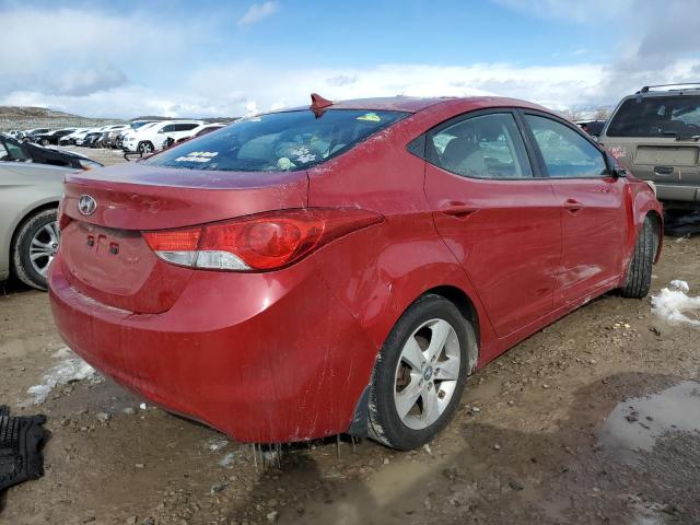 KMHDH4AE5DU934502 - 2013 HYUNDAI ELANTRA GLS RED photo 3