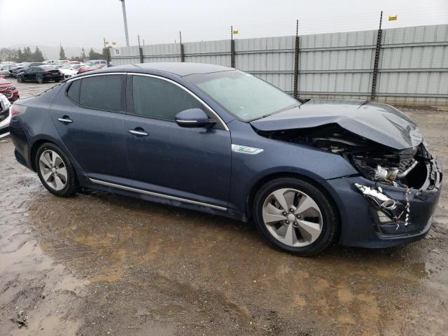 KNAGN4AD0E5065074 - 2014 KIA OPTIMA HYBRID GRAY photo 4