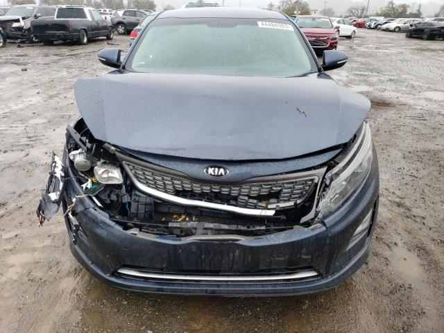 KNAGN4AD0E5065074 - 2014 KIA OPTIMA HYBRID GRAY photo 5