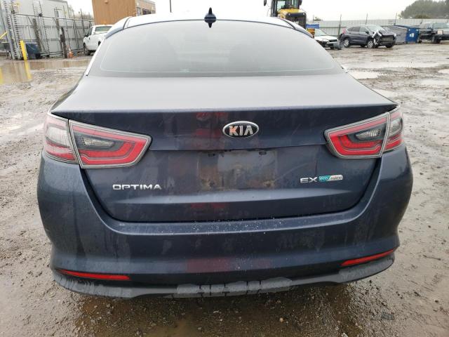 KNAGN4AD0E5065074 - 2014 KIA OPTIMA HYBRID GRAY photo 6