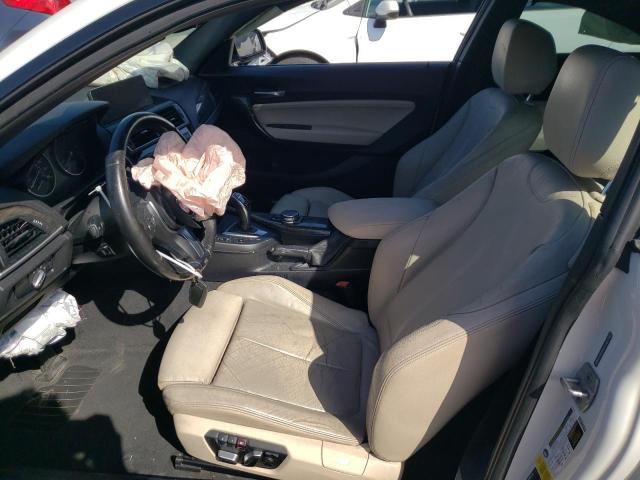 WBA1F9C56GV742718 - 2016 BMW 228 I SULEV WHITE photo 7