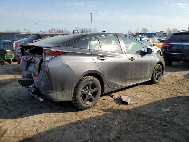 JTDKBRFU8G3525527 - 2016 TOYOTA PRIUS GRAY photo 3