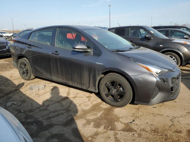 JTDKBRFU8G3525527 - 2016 TOYOTA PRIUS GRAY photo 4