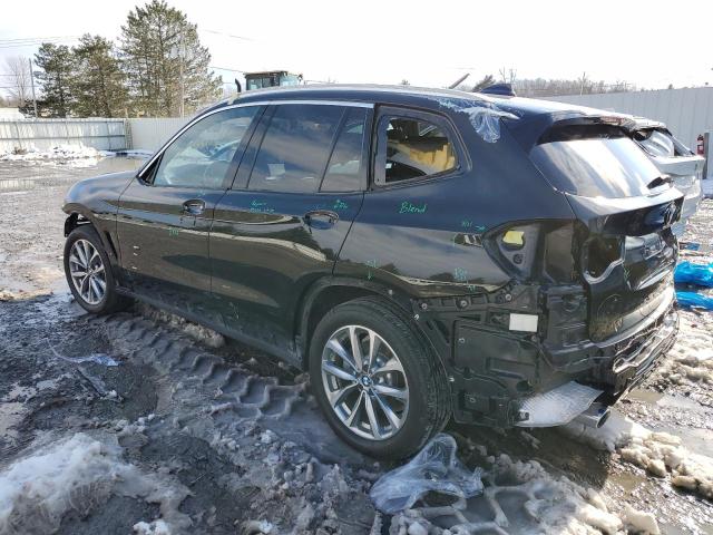 5UXTR9C52KLE11451 - 2019 BMW X3 XDRIVE30I Սև լուսանկար 2