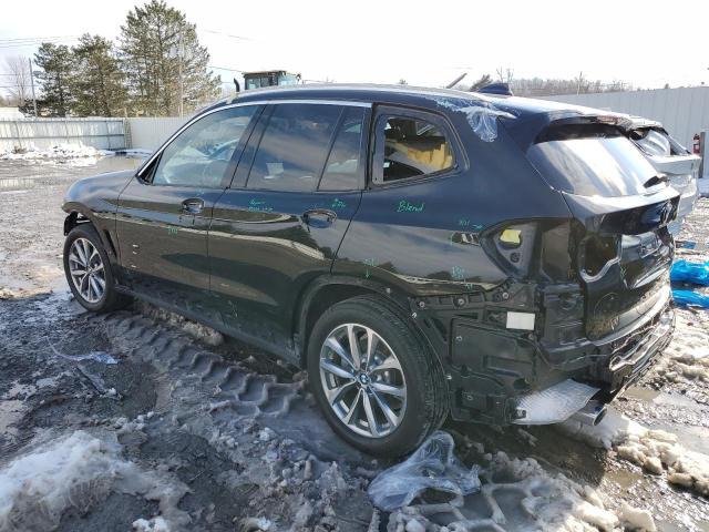 5UXTR9C52KLE11451 - 2019 BMW X3 XDRIVE30I BLACK photo 2