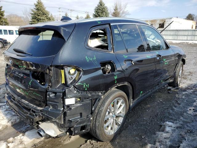 5UXTR9C52KLE11451 - 2019 BMW X3 XDRIVE30I Սև լուսանկար 3