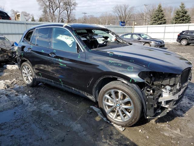 5UXTR9C52KLE11451 - 2019 BMW X3 XDRIVE30I Սև լուսանկար 4