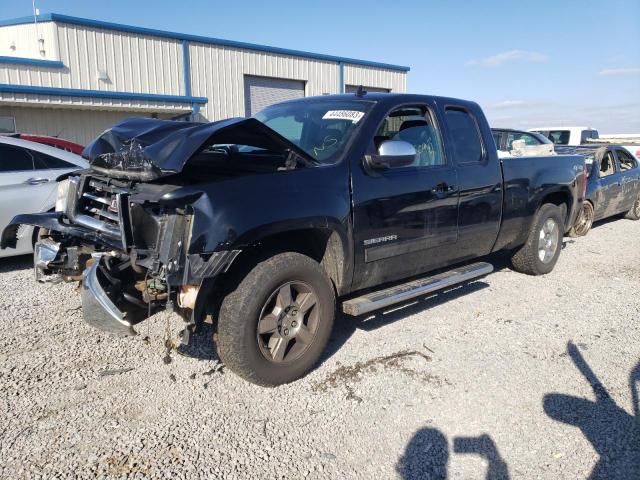 1GTR2WE76CZ256167 - 2012 GMC SIERRA K1500 SLT BLACK photo 1