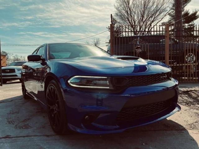 2C3CDXGJ2MH584660 - 2021 DODGE CHARGER SCAT PACK BLUE photo 1