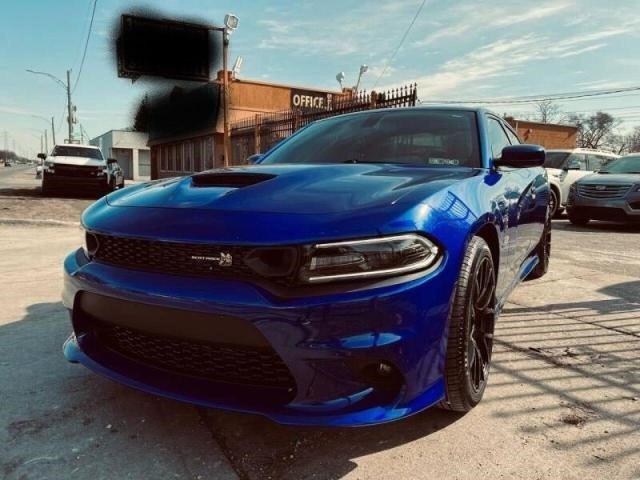 2C3CDXGJ2MH584660 - 2021 DODGE CHARGER SCAT PACK BLUE photo 2