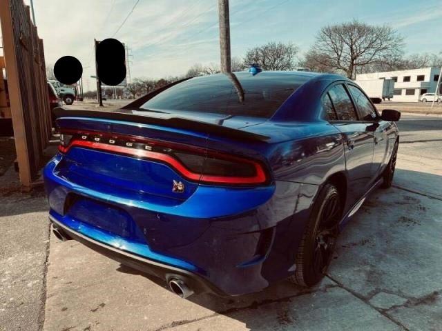 2C3CDXGJ2MH584660 - 2021 DODGE CHARGER SCAT PACK BLUE photo 4