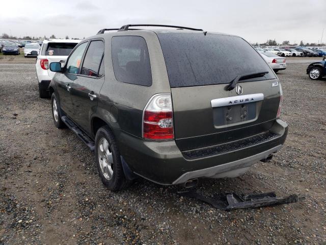 2HNYD18246H513415 - 2006 ACURA MDX GREEN photo 2