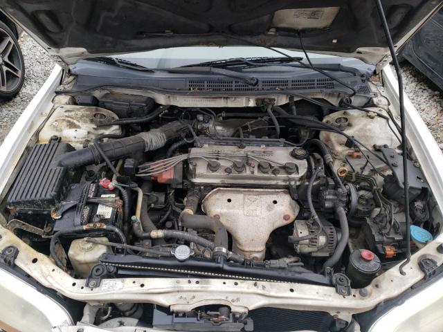 1HGCG56601A026077 - 2001 HONDA ACCORD EX WHITE photo 11