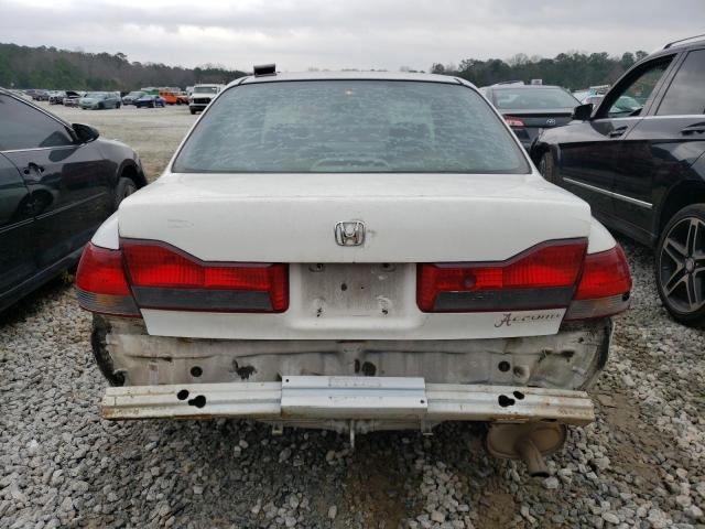 1HGCG56601A026077 - 2001 HONDA ACCORD EX WHITE photo 6