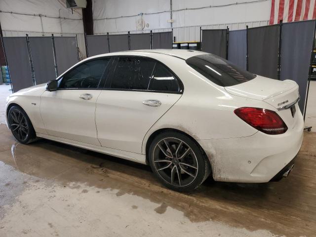 55SWF6EB7KU289662 - 2019 MERCEDES-BENZ C 43 AMG WHITE photo 2