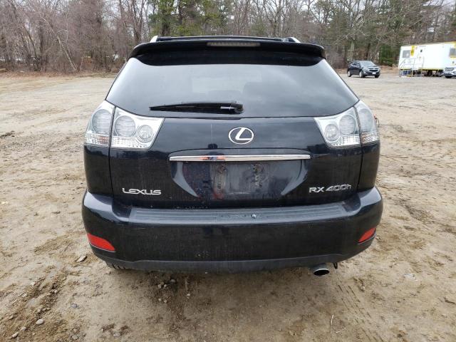 JTJHW31U672008393 - 2007 LEXUS RX 400H BLACK photo 6