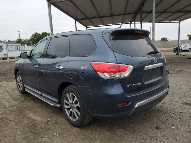 5N1AR2MNXFC610325 - 2015 NISSAN PATHFINDER S BLUE photo 2