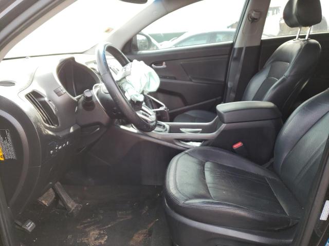 KNDPC3A66C7177156 - 2012 KIA SPORTAGE SX BLACK photo 7