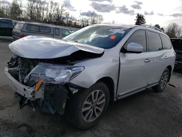 5N1AR2MN6FC657870 - 2015 NISSAN PATHFINDER S 银色 照片 1