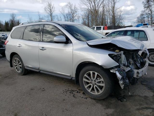 5N1AR2MN6FC657870 - 2015 NISSAN PATHFINDER S 银色 照片 4