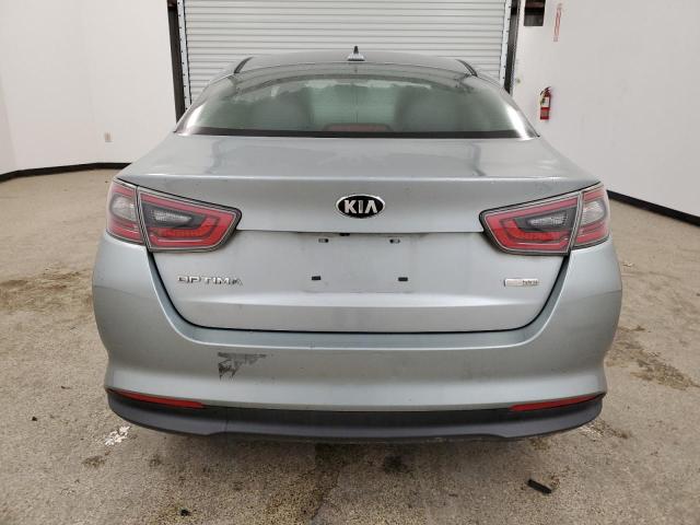 KNAGM4AD1F5087038 - 2015 KIA OPTIMA HYBRID SILVER photo 6