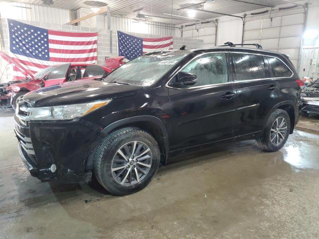 5TDJZRFH9HS411689 - 2017 TOYOTA HIGHLANDER SE BLACK photo 1