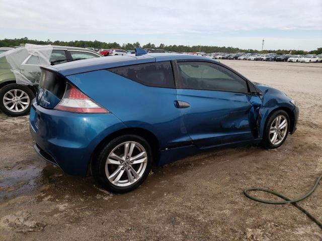 JHMZF1D69CS003027 - 2012 HONDA CR-Z EX BLUE photo 3