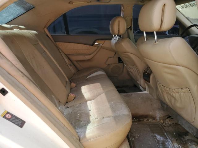 WDBNG75J26A466655 - 2006 MERCEDES-BENZ S 500 WHITE photo 10