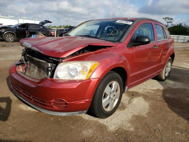 1B3HB28B47D381810 - 2007 DODGE CALIBER RED photo 1