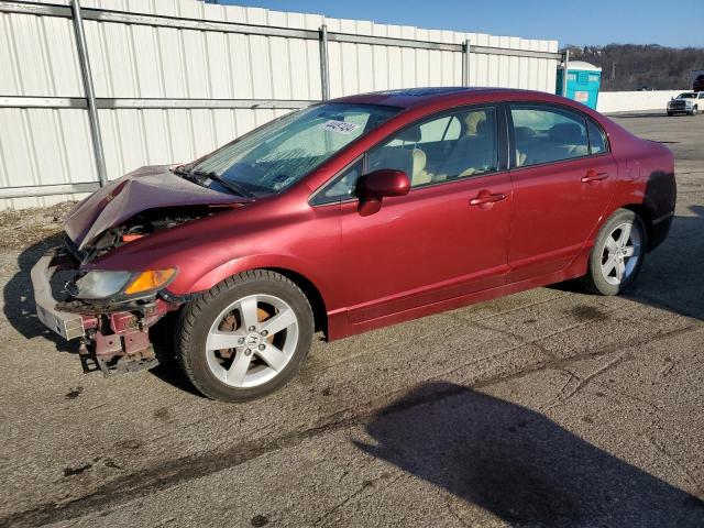 2HGFA15808H506559 - 2008 HONDA CIVIC EX MAROON photo 1