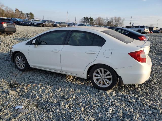 2HGFB2F93CH518143 - 2012 HONDA CIVIC EXL WHITE photo 2
