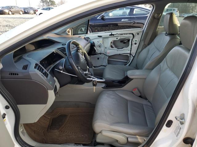 2HGFB2F93CH518143 - 2012 HONDA CIVIC EXL WHITE photo 7