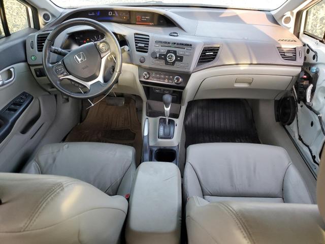 2HGFB2F93CH518143 - 2012 HONDA CIVIC EXL WHITE photo 8