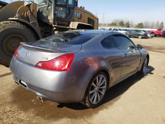 JNKCV64E78M118752 - 2008 INFINITI G37 BASE GRAY photo 3