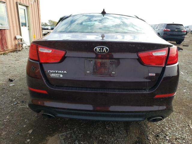 5XXGM4A72FG464419 - 2015 KIA OPTIMA LX MAROON photo 6