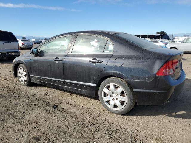 2HGFA15536H508289 - 2006 HONDA CIVIC LX BLACK photo 2