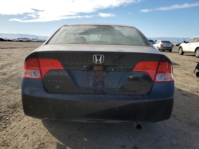 2HGFA15536H508289 - 2006 HONDA CIVIC LX BLACK photo 6