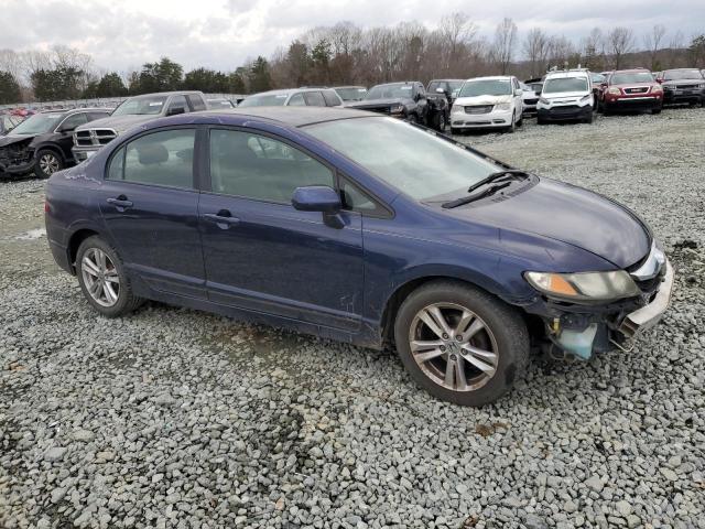 2HGFA16599H517002 - 2009 HONDA CIVIC LX BLUE photo 4