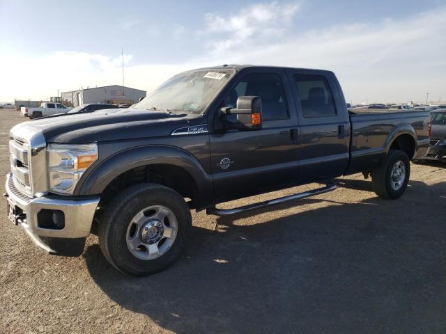 1FT8W3BT4FEB51509 - 2015 FORD F350 SUPER DUTY GRAY photo 1