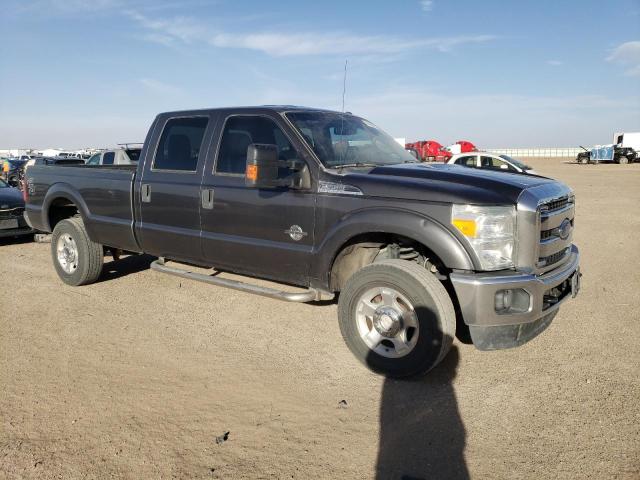 1FT8W3BT4FEB51509 - 2015 FORD F350 SUPER DUTY GRAY photo 4