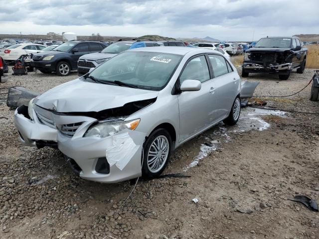 5YFBU4EE1DP168055 - 2013 TOYOTA COROLLA BASE SILVER photo 1